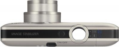 Компактный фотоаппарат Canon Digital IXUS 100 IS (PowerShot SD780 IS) Silver - вид сверху