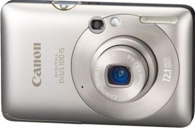 Компактный фотоаппарат Canon Digital IXUS 100 IS (PowerShot SD780 IS) Silver - общий вид