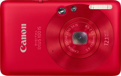 Компактный фотоаппарат Canon Digital IXUS 100 IS (PowerShot SD780 IS) Red - общий вид