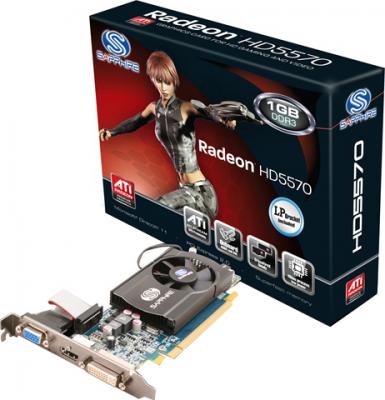 Видеокарта Sapphire HD 5570 1024MB DDR3 (11167-00-10R) - общий вид