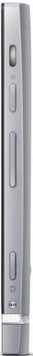 Смартфон Sony Xperia P (LT22i) Silver - вид сбоку