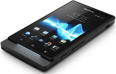 Смартфон Sony Xperia Sola (MT27i) Black - общий вид