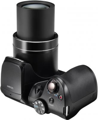Компактный фотоаппарат Samsung WB100 (EC-WB100ZBABRU) Black - общий вид