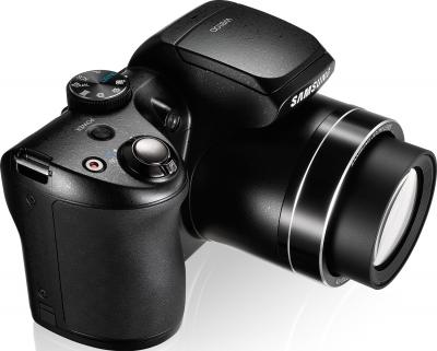 Компактный фотоаппарат Samsung WB100 (EC-WB100ZBABRU) Black - вид сверху