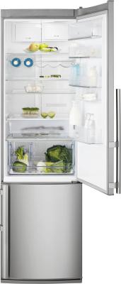 Холодильник с морозильником Electrolux EN3881AOX - общий вид