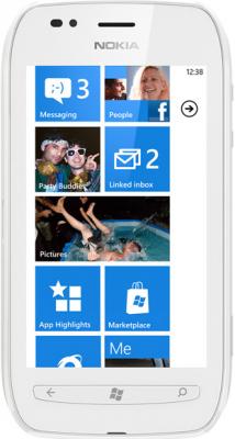 Смартфон Nokia Lumia 710 White - общий вид