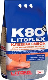 Клей для плитки Litokol Litoflex K80 Eco (5кг)