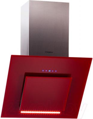 Вытяжка наклонная Pyramida HES 30 (D-600) Red/AJ