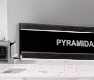 Вытяжка телескопическая Pyramida TL Glass 60 Inox Black/N