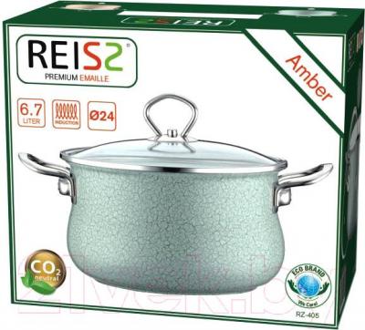 Кастрюля Reisz RZ-405 (зеленый)