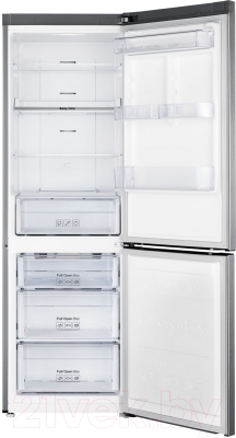 Холодильник с морозильником Samsung RB33J3200SA/WT