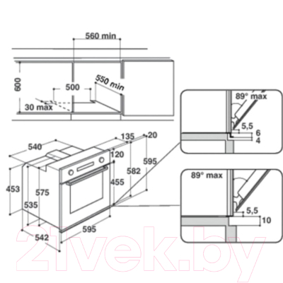 Электрический духовой шкаф Whirlpool AKP 295/JA