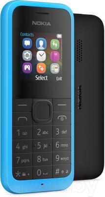 Мобильный телефон Nokia 105 Dual (голубой)