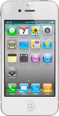 Смартфон Apple iPhone 4s (белый) - общий вид