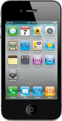 Смартфон Apple iPhone 4s (черный) - общий вид