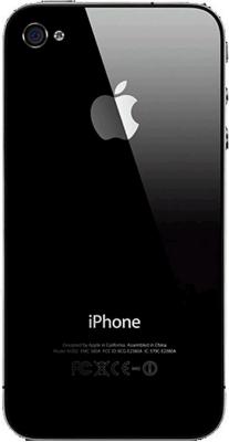 Смартфон Apple iPhone 4s (черный) - задняя панель