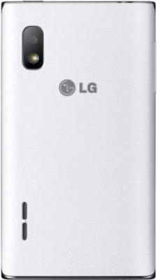 Смартфон LG E612 Optimus L5 White - задняя панель