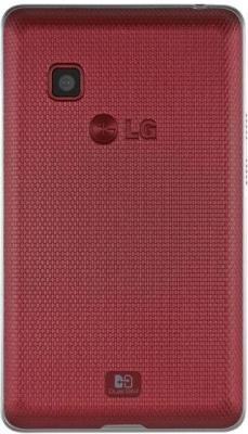 Мобильный телефон LG T370 Cookie Smart Black-Red - задняя панель