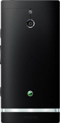 Смартфон Sony Xperia P (LT22i) Black - задняя панель