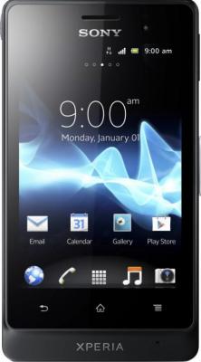 Смартфон Sony Xperia Go (ST27i) Black - общий вид