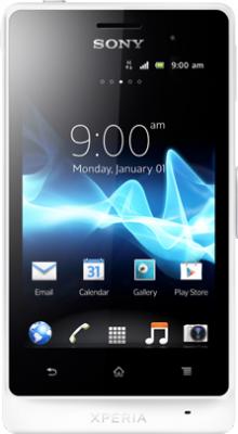 Смартфон Sony Xperia Go (ST27i) White - общий вид