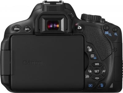 Зеркальный фотоаппарат Canon EOS 650D Kit 18-55mm IS II - вид сзади