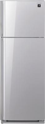 Холодильник с морозильником Sharp SJ-GC480VSL - вид спереди