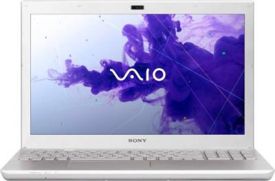 Ноутбук Sony VAIO SV-S1512U1R/W - фронтальный вид