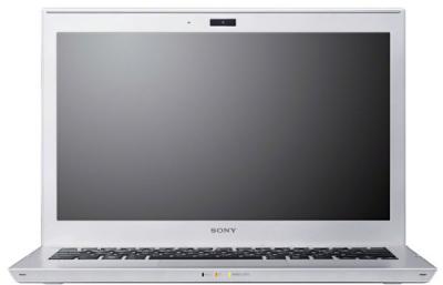 Ноутбук Sony VAIO SV-T1112S1R/S - фронтальный вид