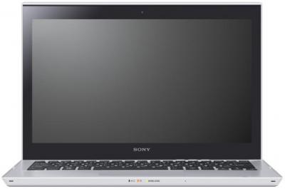 Ноутбук Sony VAIO SV-T1312V1R/S - фронтальный вид