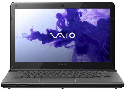 Ноутбук Sony VAIO SV-E1412E1R/B - фронтальный вид
