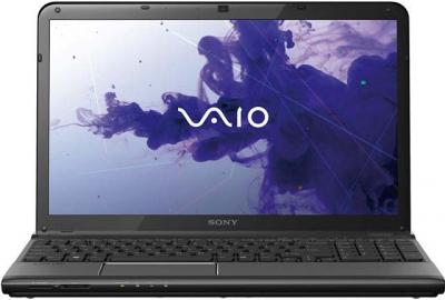Ноутбук Sony VAIO SV-E1512G1R/B - фронтальный вид