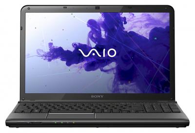 Ноутбук Sony VAIO SV-E1712E1R/B - фронтальный вид