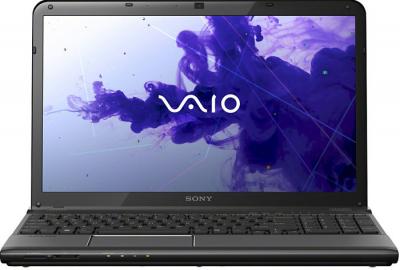 Ноутбук Sony VAIO SV-E1712Z1R/B - фронтальный вид