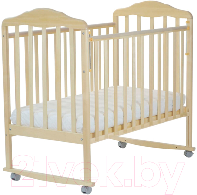 Детская кроватка СКВ 120115 (береза)