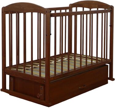 Детская кроватка СКВ 122007 (орех) - общий вид