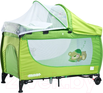 Кровать-манеж Caretero Grande 2016 (Green)