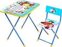Комплект мебели с детским столом Ника КП2/2 Маша и Медведь. Азбука 2 - 