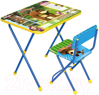Комплект мебели с детским столом Ника КП2/6 Маша и Медведь: Позвони мне