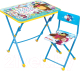 Комплект мебели с детским столом Ника КУ1/2 Маша и Медведь: Азбука 2 - 