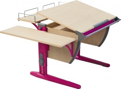 Парта+стул Дэми СУТ 14-02 (розовый, клен) - стол