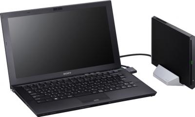 Док-станция для ноутбука Sony VGPPRZ20C/B - подключение к ноутбуку