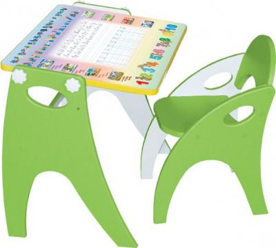 Комплект мебели с детским столом Tech Kids Буквы-цифры 14-315 (эвкалипт) - общий вид