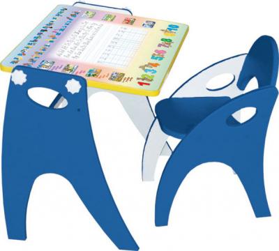Комплект мебели с детским столом Tech Kids Буквы-цифры 14-316 (синий) - общий вид