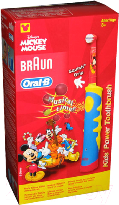 Электрическая зубная щетка Oral-B Kids Power Toothbrush Mickey Mouse D10.513 (80206610)