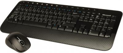 Клавиатура+мышь Microsoft Wireless Desktop 2000 / M7J-00012 (черный) - общий вид