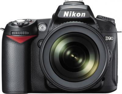 Зеркальный фотоаппарат Nikon D90 Kit 18-55mm VR + 55-200mm VR - общий вид