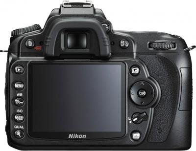 Зеркальный фотоаппарат Nikon D90 Kit 18-55mm VR + 55-200mm VR - вид сзади