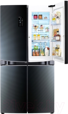 Холодильник с морозильником LG GR-D24FBGLB