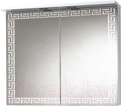 Шкаф с зеркалом для ванной Акваль Паола / EP.04.80.00.L